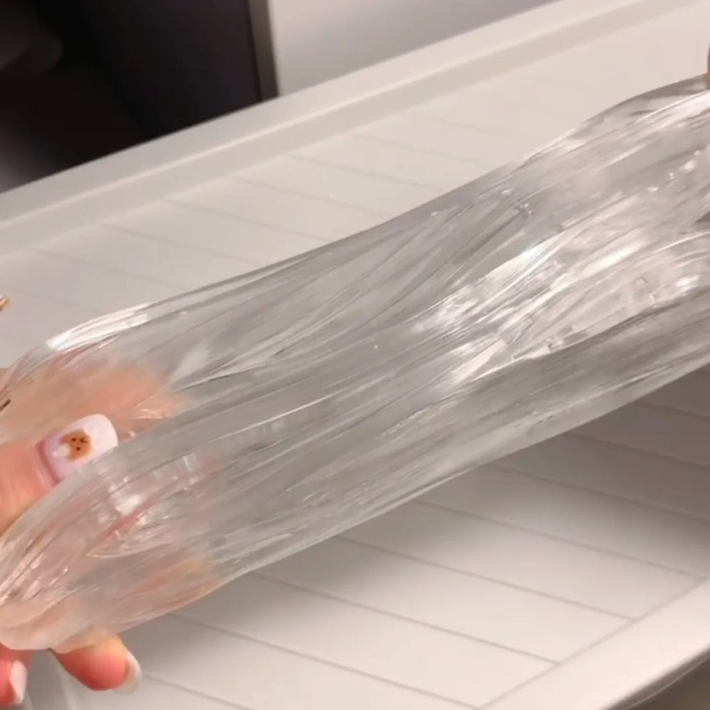 Liquid Glass Mud Non-Newtonian Fluid High Aesthetic Value Str Relief Toy Can Be Played with Repeatedly Bubble Glue Slime