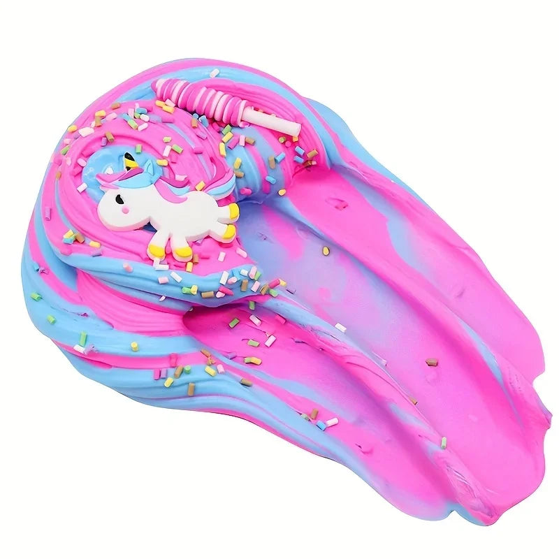 70ML Bubble Gum Cotton Mud Colored Candy Mud Colored Unicorn Slime Lightweight Air Plasticized Clay Children's Stress Relief Toy